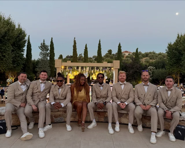 We wrapped up our whirlwind June with the most incredible celebration at Pyrgos Petreza in beautiful Greece. 🇬🇷✨

A huge congratulations to Maria & Iacovos on tying the knot! 💜 Thank you for letting us be part of your special day and for trusting us to entertain your wonderful, lively guests.

Wishing you both a lifetime of love, laughter, and happiness. 🥂✨

@pyrgospetreza 

#showband 
#internationalpartyband 
#destinationweddingband 
#greecewedding
