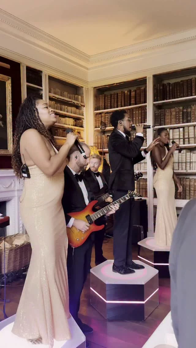 ONE LOVE 💜

Some songs never fail to bring people together, and One Love is always one of them.

We loved performing this during dinner at the stunning St Giles House in Dorset for Aimee & Liam’s beautiful wedding.

Watching the room sing along, smile, and soak up every moment was something special. Every guest absolutely understood the assignment. ✨

The perfect soundtrack to an unforgettable celebration. 💜 

Photos - @leahmariephotography_ 
Video - @ryanedwardsweddingfilms 
Stylist - @the_secret_stylists 
Furniture - @hirelove_uk 
Catering - @redherringevents 
Venue - @stgileshouseweddings 
Tableware - @theluxecollectionuk 
Celebrant/MC - @marcusarmstrongcelebrant 
Band - @ambassadorband1