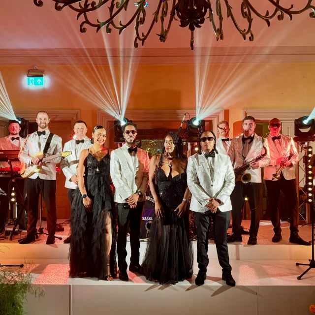 What a night down at the stunning Euridge Manor, celebrating the wedding of Anna & Luke ✨. 

We had an absolute blast providing the live music and bringing the party to life, alongside our full production setup. 🎶💡🔊

From the first dance through to the dancefloor going off, it was an incredible night and we were so pleased to be part of their special day.

Congratulations Anna & Luke — wishing you both a lifetime of happiness 💜🥂

@georgina.rose.events
@euridge_

#euridgemanor #weddingband #partyband #showband #weddingparty